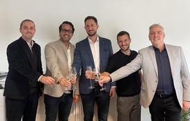A. Bikic (Tech Dir. Intern. Sunlumo), R. Buchinger (CEO), I.Markovic (Sigenergy), D. Wiesinger (C&I Center) und Ch. Popp (Bgm. Stadl-Paura) 