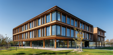 Präzision in Serie: Moderne Holz-Hybrid-Systeme und vorgefertigte Massivbauteile bilden 2026 das Rückgrat einer ressourcenschonenden Architektur, die durch integrierte TGA-Schnittstellen maximale Energieeffizienz garantiert.