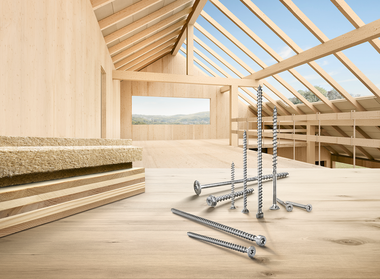 Vom Kopf bis in die Spitze clever durchdacht: fischer Schrauben er-
reichen eine besonders hohe Tragfähigkeit und Montagefreundlich-
keit.