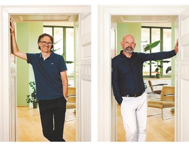 Andreas Gabriel (l.) und Bernhard Weinberger