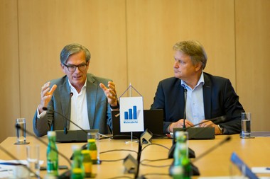 CEO Michael Junghans und CFO Hannes Gailer (r.)