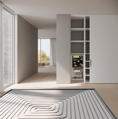 KIKV x-net Wohnungsstation pro-E mit Fussbodenheizung