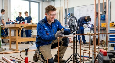 Mit Reels und Tiktoks sollen Lehrlinge für den Installateursberuf angeworben werden