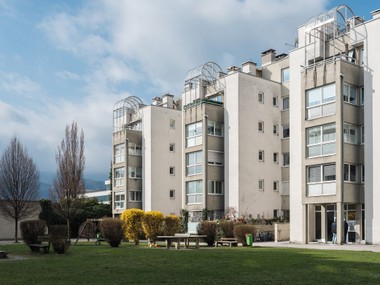 Wohnbau in der Innsbrucker Höttinger Au
