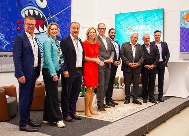 Nibra Zukunftsgespräche zum Thema „Green Building im Wohnbau“ in der Vienna Grand Gallery.