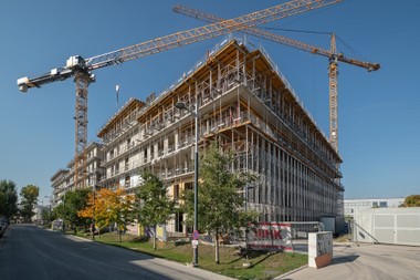 Schule setzt auf klinkerarmen Beton