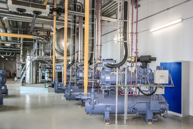 Ammoniak-Kältemaschine für Data Center