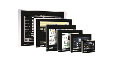 HMI Touch Panels mit HMI-Navi-Software für industrielle Visualisierungsaufgaben.