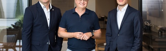 Die Josko-Chefs Johann Kasberger, Johann Scheuringer (CEO und Mehrheitseigentümer) und Stefan Wagner 