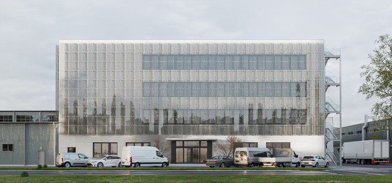Visualisierung der neuen Fassade